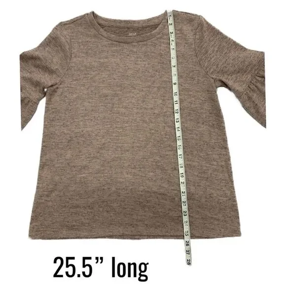 NWT A.N.A rose quartz bell sleeve NWT Sweater - Picture 7 of 11